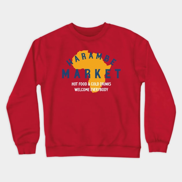 Harambe Market Crewneck Sweatshirt by stuffsarahmakes